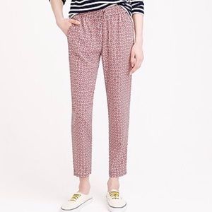 J. Crew Geo Print Drawstring Pants